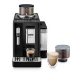 De’Longhi Rivelia - Perfetto Kaffeevollautomat mit LatteCrema-Milchaufschäumer, 16 One-Touch-Getränke, farbiges Touch-Display, austauschbare Bohnenbehälter, Weiß (EXAM440.55.W)