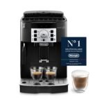 De’Longhi Magnifica S - Perfetto Kaffeevollautomat mit klassischem Milchaufschäumer, Espresso- und Cappuccino Kaffeemaschine, Bedienfeld mit Tasten, Schwarz (ECAM11.112.B)