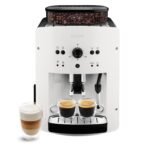 Krups EA8108 fully automatic coffee machine (automatic cleaning, 2-cup function, milk system with CappucinoPlus nozzle, 15 bar, coffee machine, espresso, coffee machine) black