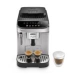 De’Longhi Magnifica S - Perfetto Kaffeevollautomat mit klassischem Milchaufschäumer, Espresso- und Cappuccino Kaffeemaschine, Bedienfeld mit Tasten, Schwarz (ECAM11.112.B)