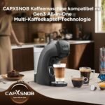 Warriors1 5 in 1 Multi Kapselmaschine für Nespresso OL, Dolce Gusto, Lavazza A Modo Mio, FAP Espresso Point Kapseln und Gemahlen Kaffee, 20 bars, 0,82 L, Automatische Kaffeemaschine für Zuhause & Büro