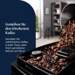 De’Longhi Magnifica Start - Perfetto Kaffeevollautomat mit LatteCrema-Milchaufschäumer, 4 One-Touch-Getränke, Cappuccino, Espresso Kaffeemaschine, Soft-Touch-Bedienfeld, Schwarz (ECAM220.91.B)