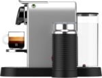 Nespresso Krups XN761B Citiz&Milk Kaffeekapselmaschine | automatischen Standby-Modus | 1260W | Wassertankkapazität: 1L | Pumpendruck: 19 Bar | silber