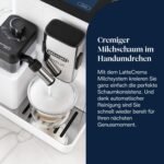 De’Longhi Rivelia - Perfetto Kaffeevollautomat mit LatteCrema-Milchaufschäumer, 16 One-Touch-Getränke, farbiges Touch-Display, austauschbare Bohnenbehälter, Weiß (EXAM440.55.W)