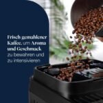 De’Longhi Magnifica Evo Next - Perfetto Kaffeevollautomat mit LatteCrema-Milchaufschäumer, 13 One-Touch-Getränke, Coffee- und Cappuccino Kaffeemaschine, farbiges Touch-Display, Titan (ECAM312.80.SB)