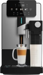 Cecotec Espresso Machine Super Automatic Cremmaet Latte Item 1500 W, 19 Bar, Thermoblock, 6 Drinks, 150 g Coffee Container, Cone Grinder, Automatic Cleaning, 1.1 L Water and 400 ml Milk Container